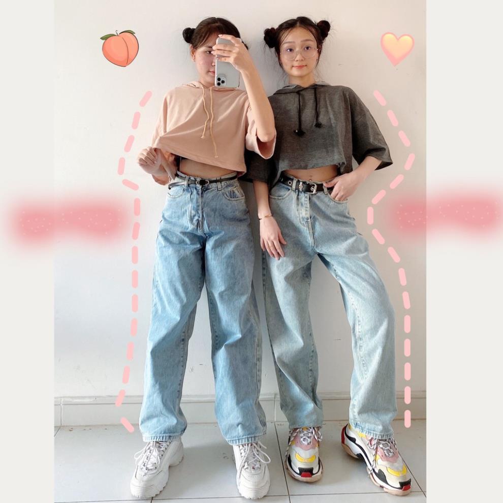 SET QUẦN JEANS & ÁO HOODIE CROTOP unisex