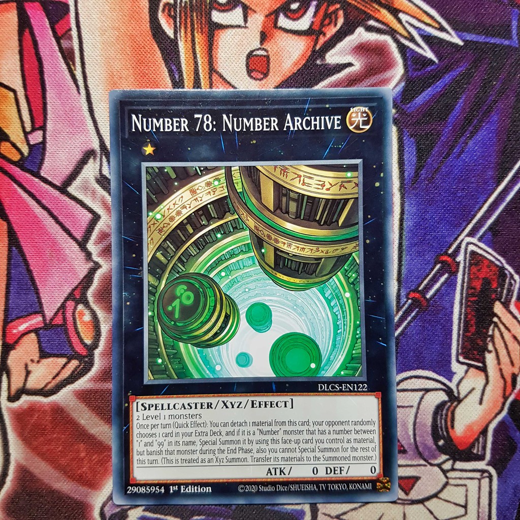 Thẻ bài Yugioh chính hãng | Number 78: Number Archive | DLCS Common.