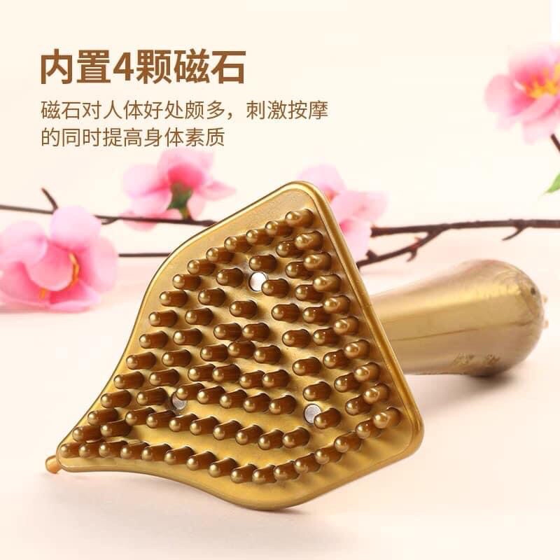 Bàn chải đả thông kinh lạc dưỡng sinh,chắm sóc vai gáy,body