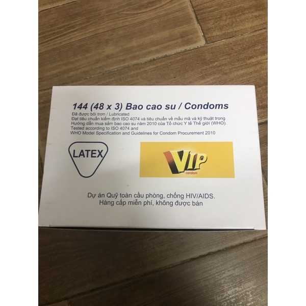 Bao cao su Vip