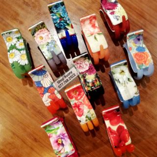 Gắp tóc 3 - 5 chân in hoa - Honey