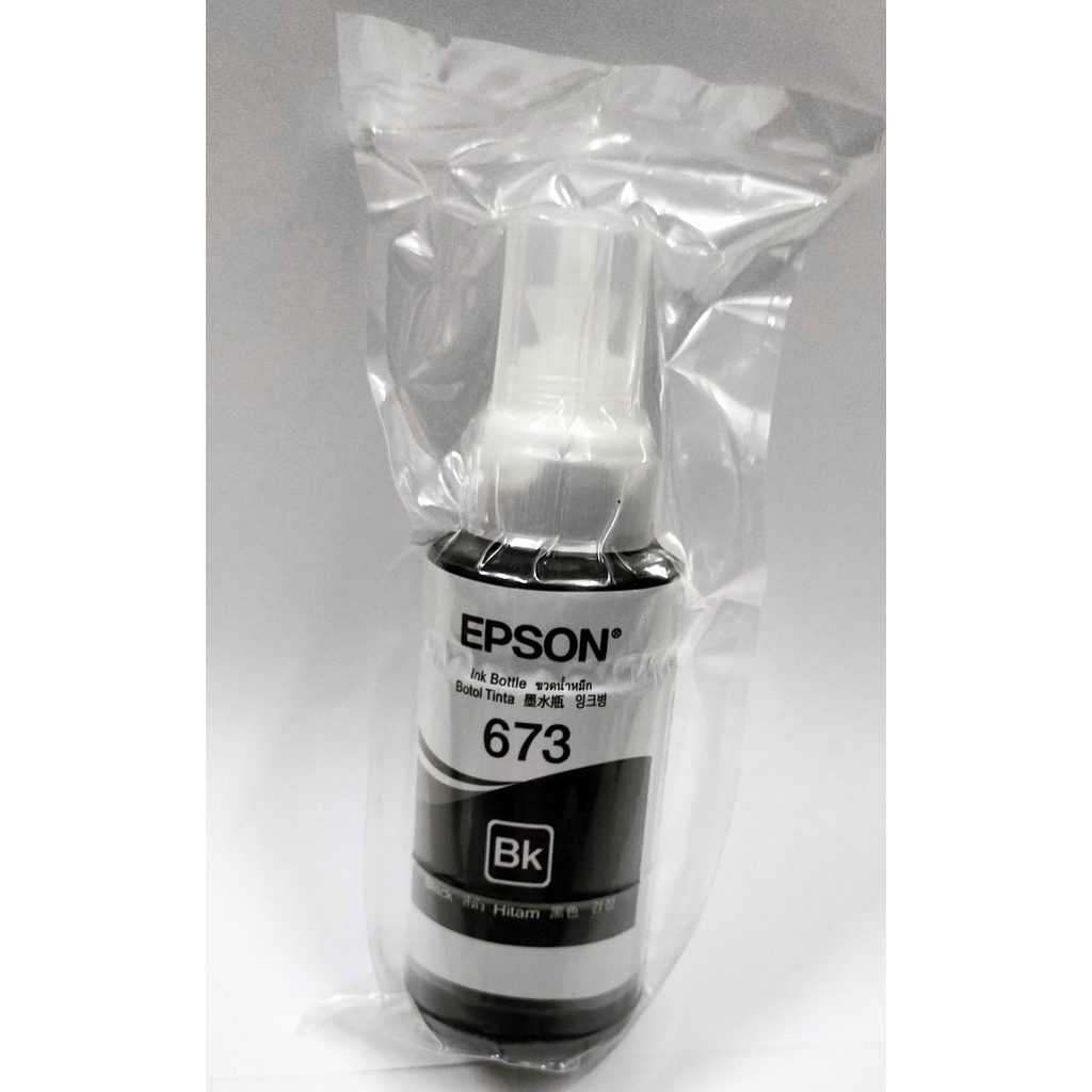 Mực in màu đen 673 cho máy in Epson L800/ L805/ L810/ L850/L1800