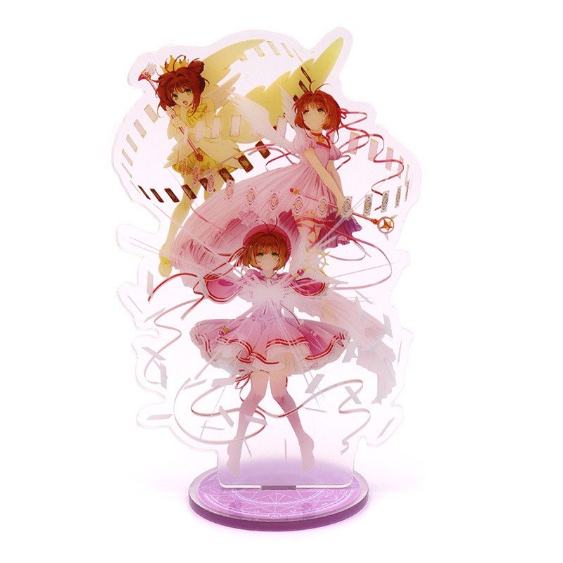 Standee SAKURA THỦ LĨNH THẺ BÀI Tượng Acrylic Standee Anime mica chibi trang trí trưng bày mô hình