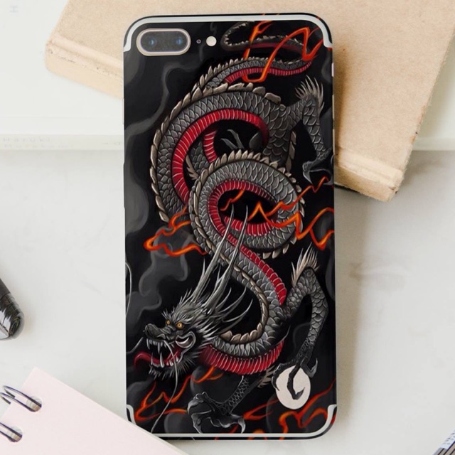 Skin Dán Iphone Rồng Đỏ