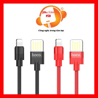 Cáp sạc lightning hoco u55 - dây dù sạc nhanh