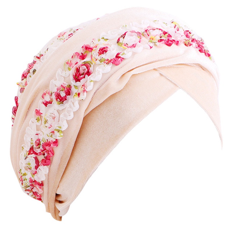 Khăn Trùm Đầu Vải Nhung Dạng Xoắn Phong Cách Bohemia