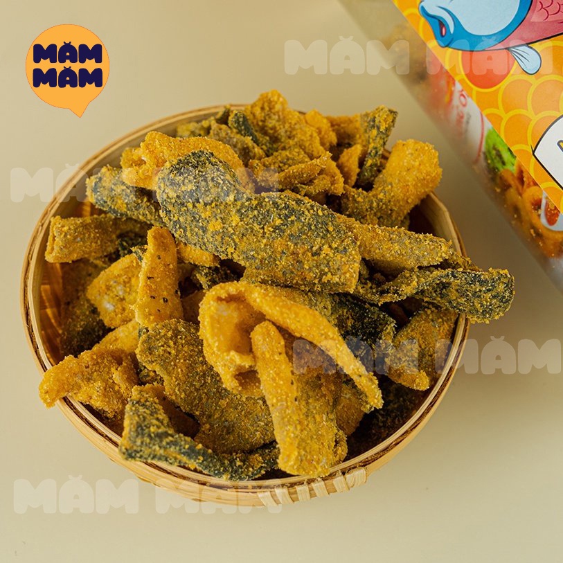 Da cá trứng muối 220g MămMăm, đồ ăn vặt Hà Nội, vừa ngon vừa rẻ
