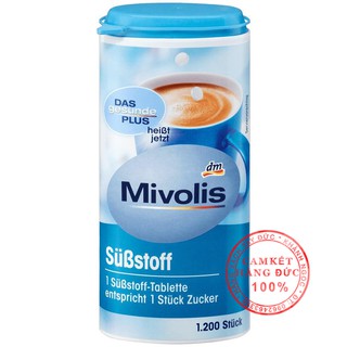 Date 09/2024 - Đường ăn kiêng Das gesunde Plus Mivolis Sußstoff 1200 viên - Hàng Đức