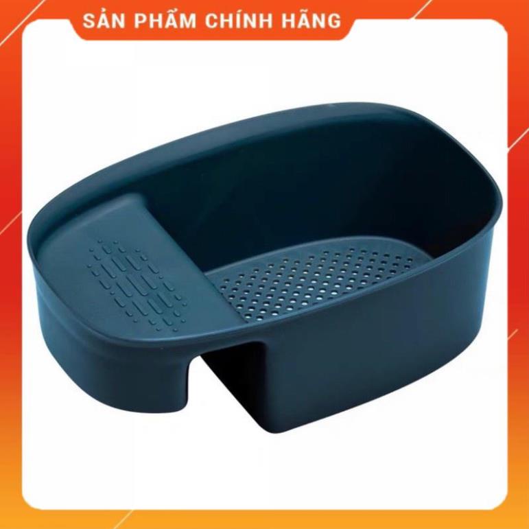 Khay rổ treo bồn rửa chén có lưới lọc rác tiện dụng