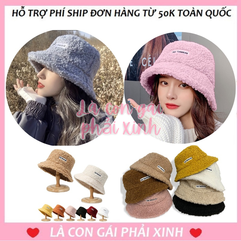 Nón/ Mũ tai bèo lông cừu style Hàn Quốc thích hợp cho nam Và nữ