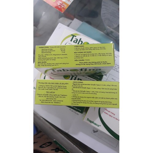 Tabofina hộp 30 viên - chính hãng traphaco