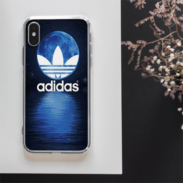 Ốp lưng logo ADIDAS trái đất EARTH tỏa bóng sáng xanh cho Iphone 5 6 7 8 Plus 11 12 Pro Max X Xr ADIPOD00071