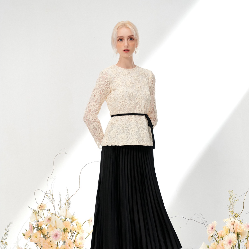 Áo nữ Amer Shirt Joie des Roses bánh bèo, công sở