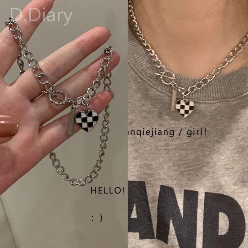 Vòng cổ Mặt Trái Tim Thời Trang Hàn Quốc Cho Nữ