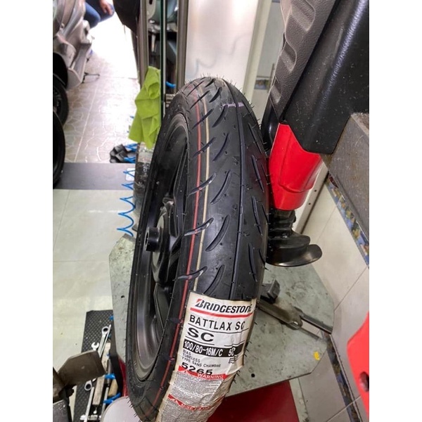 Lốp Bridgestone cho SH 100/80-16 120/80-16