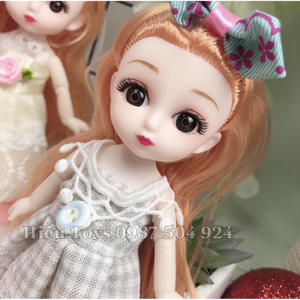 Búp Bê Chibi Mắt Đá 16cm Hàng Hộp Cao Cấp  Đồ Chơi Cho Bé Gái Giao Màu Ngẫu Nhiên