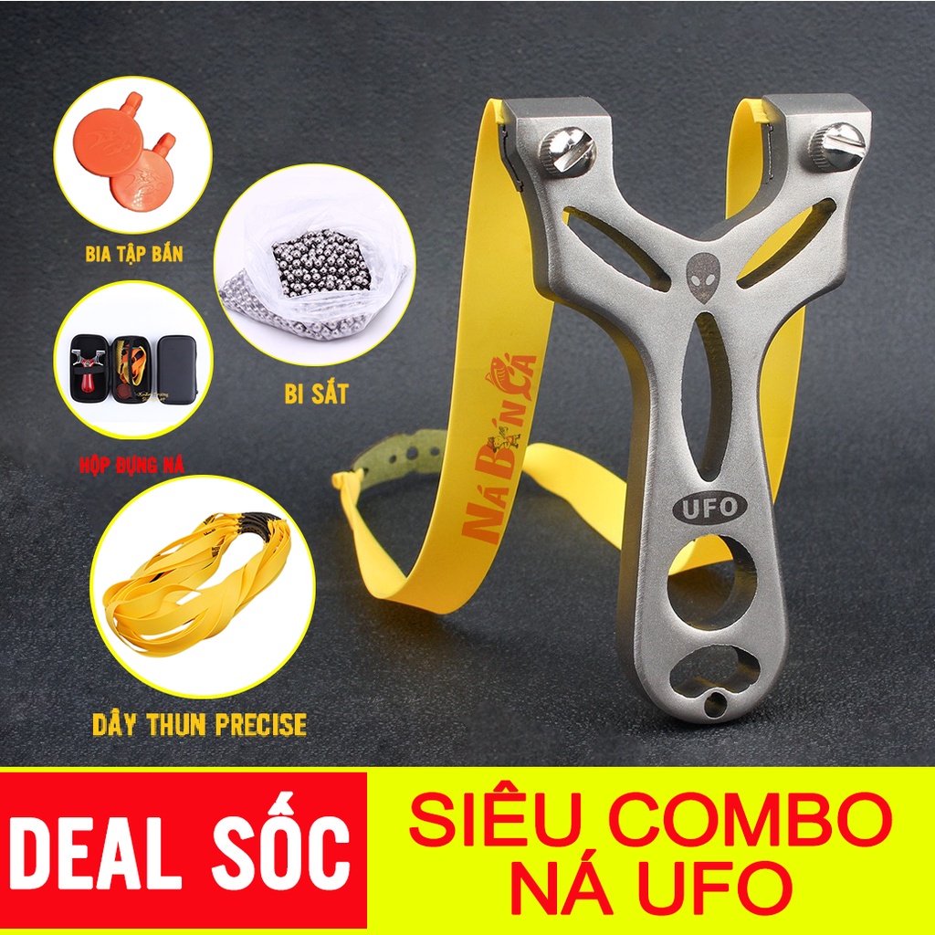 freeship-ná ufo combo 2 dây + 1 túi bi + hít bi cao cấp tặng kèm bi khi chọn quà tặng