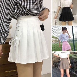 Chân Váy Chữ A Lưng Cao Phong Cách Hàn Quốc Xinh Xắn Cho Nữ