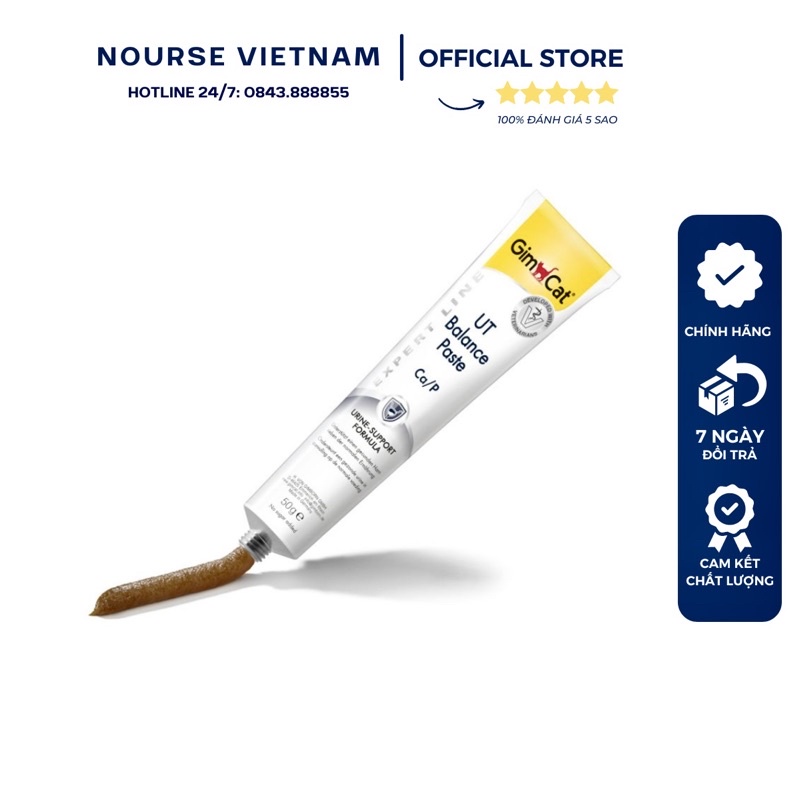 Gel dinh dưỡng Gimcat UT Balance hỗ trợ tiết niệu ngừa sỏi thận cho mèo GG05 (50g)