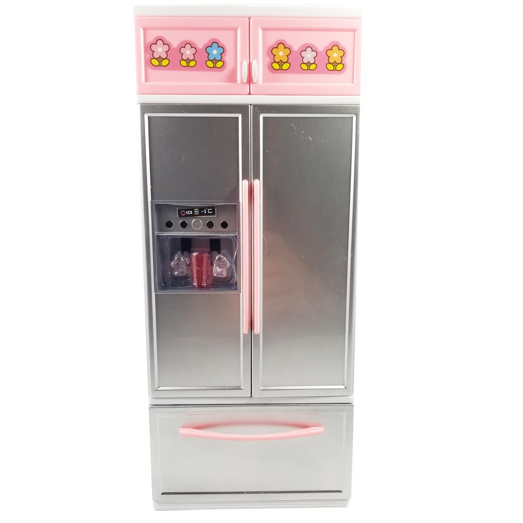 hàng giá rẻ ĐỒ CHƠI GIÁO DỤC - BỘ BẾP TỦ LẠNH 2 NGĂN INOX HELLO KITTY DCTB