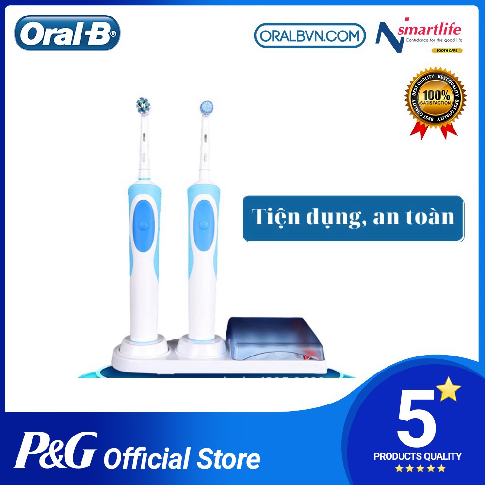 [AUTH] Đế cắm bàn chải và đựng đầu bàn chải Oral B giúp đầu bàn chải lun khô ráo, không ẩm mốc, tránh vi khuẩn