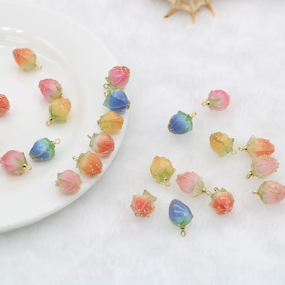Trâm Cài Tóc / Móc Khóa Hình Trái Cây DIY Bằng Nhựa Resin