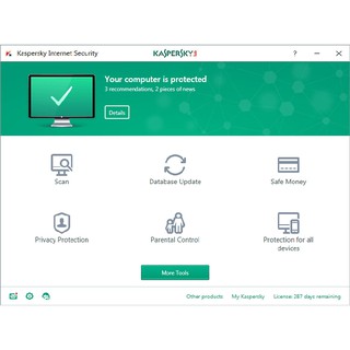 Phần mềm diệt virus Kaspersky Internet Security (5 User/Year)