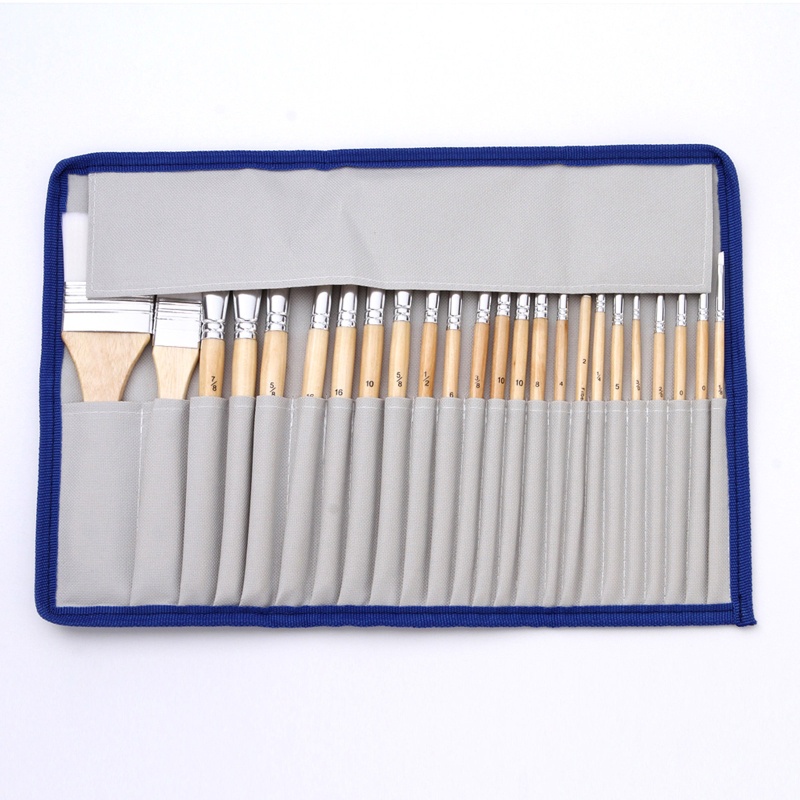 Set 24 Cọ Vẽ Tranh Chuyên Dụng Cho Người Mới Bắt Đầu