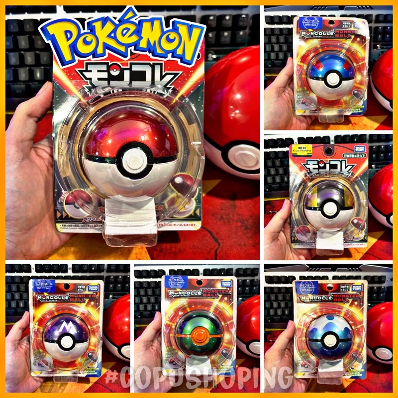 Mô hình Poké Ball Master Ball Great Ball Ultra Ball Pokémon Takara Tomy