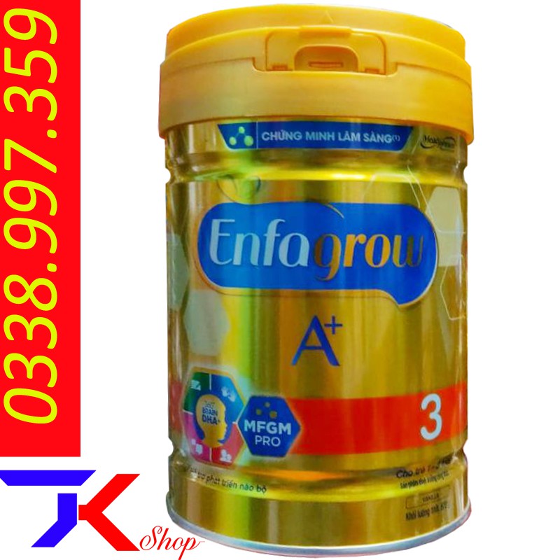 [CHÍNH HÃNG] Sữa bột Enfagrow A+ Số 3 trọng lượng 870gr