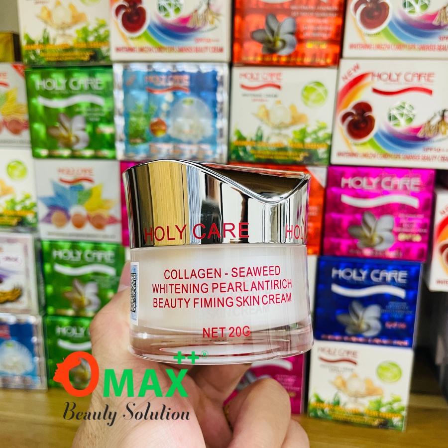 KEM HOLYCARE NGỌC TRAI COLLAGEN RONG BIỂN 20G ( Làm trắng - Chống nhăn - Ngừa lão hoá )