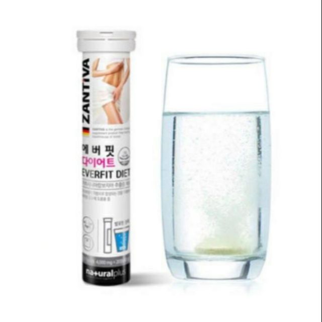 1 hộp 20 viên sủi giảm cân hàn quốc Zantiva