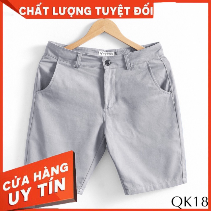 Quần Cộc Nam Chất KaKi Xịn VICERO 6 Màu Năng Động - Hàng nhập khẩu