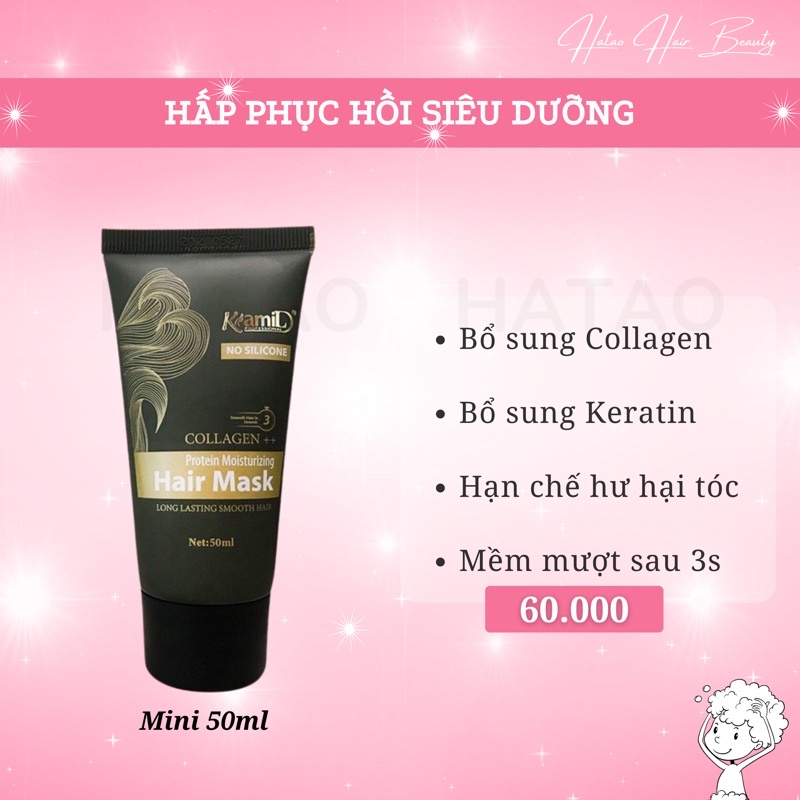 Hấp ủ tóc siêu dưỡng Kami 50ml