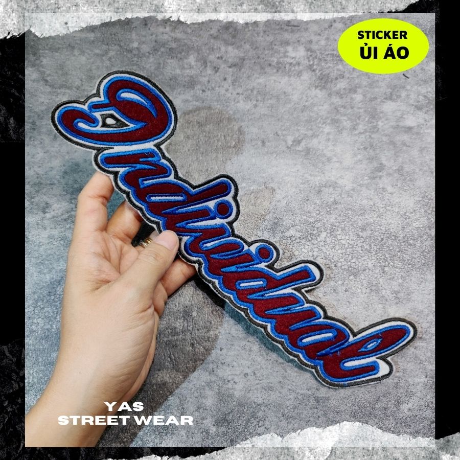 Sticker ủi áo cao cấp, miếng dán quần áo dùng làm Patch ủi, miếng vá quần áo, vá áo phao, trang trí BALO