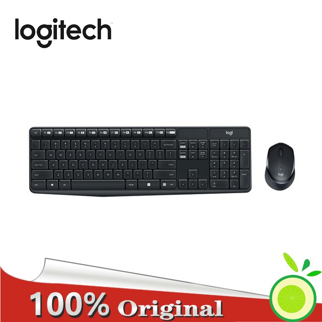 Logitech MK315 wireless mouse mute keyboard game office portable universal keyboard mute mouse set