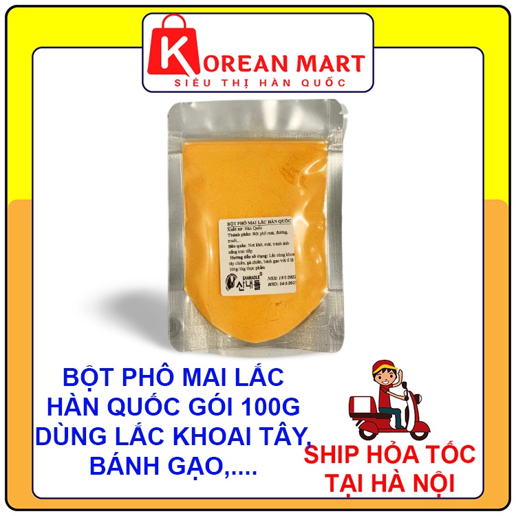 Bột phô mai lắc Hàn quốc gói 100g dùng lắc khoai tây, ...