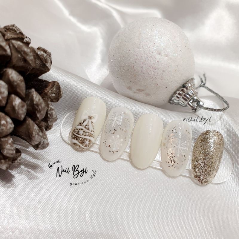 Nailbox Nuna móng úp giáng sinh xmas Christmas noel