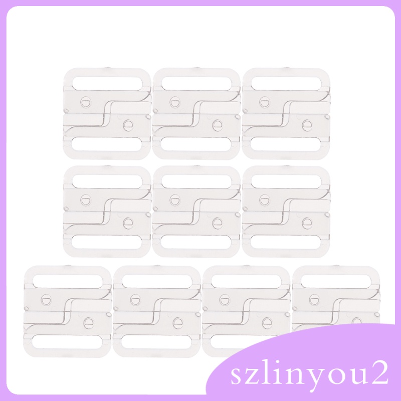 Set 10 Móc Cài Áo Ngực Bằng Nhựa