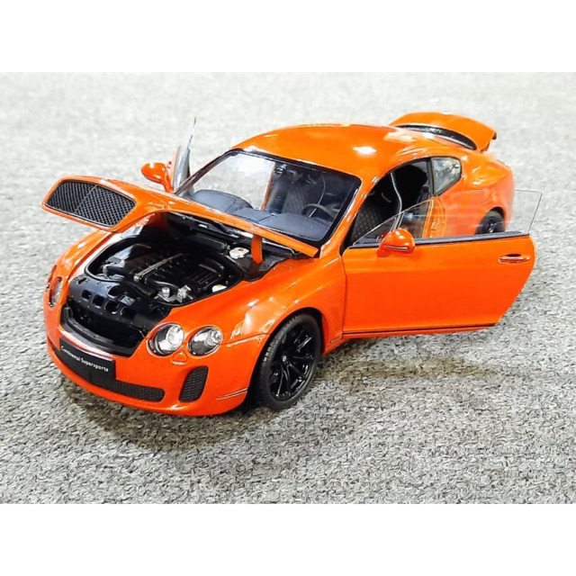 Xe Mô Hình Bentley Continental Gt 1:18 Welly-Fx (Cam)