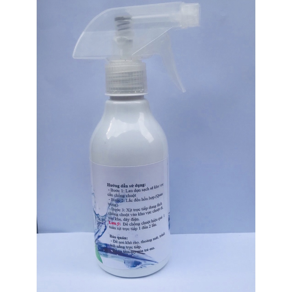 Xịt Đuổi Chuột, Gián, Côn Trùng Mộc Niên 350ml - Chiết Xuất Thảo Mộc Tự Nhiên Không Độc Hại Hiệu Quả Chỉ Sau 1 Lần Xịt