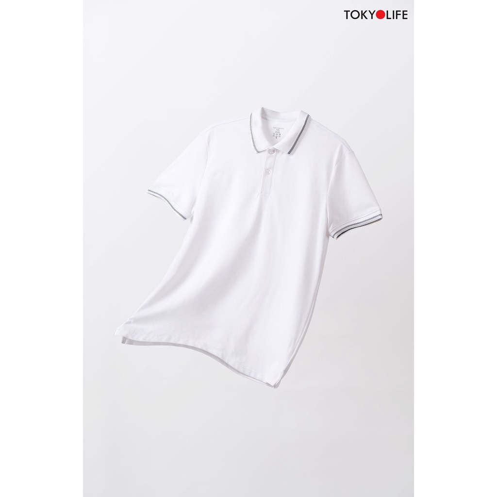 Áo Polo Nữ Cotton Cao Cấp, Basic Thoáng Mát TOKYOLIFE dáng ôm I9POL801I