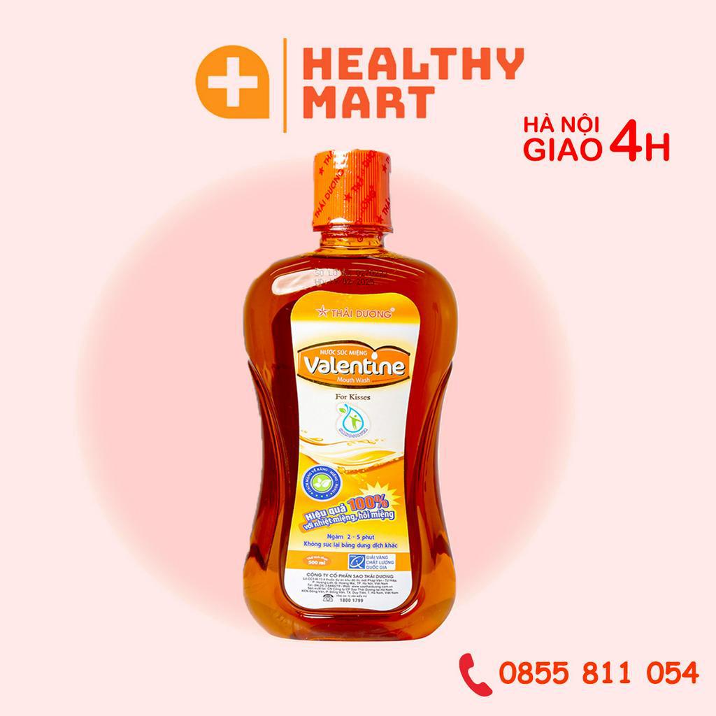 ✔️️️Nước súc miệng Valentine Thái Dương - Valentin Sao thái dương - Hỏa tốc Hà Nội