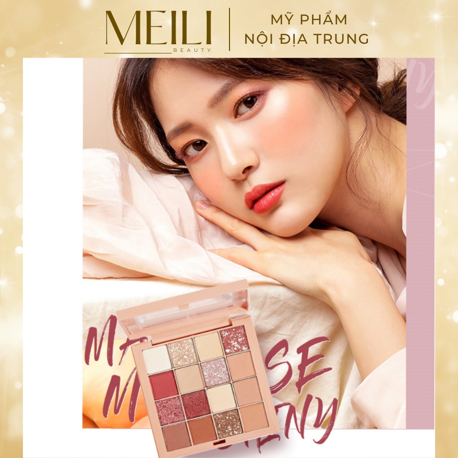 Bảng Phấn Mắt Trang Điểm Colorina Pro-Artist 16 Ô Màu Sắc Long Lanh Quyến Rũ Chính Hãng Nội Địa Trung - Meili Beauty