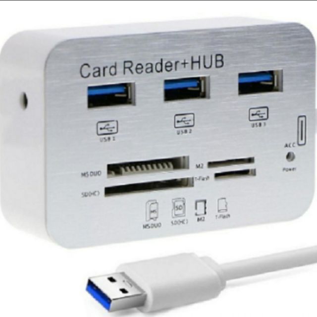 Hub usb 3.0 có khe đọc thẻ đa năng