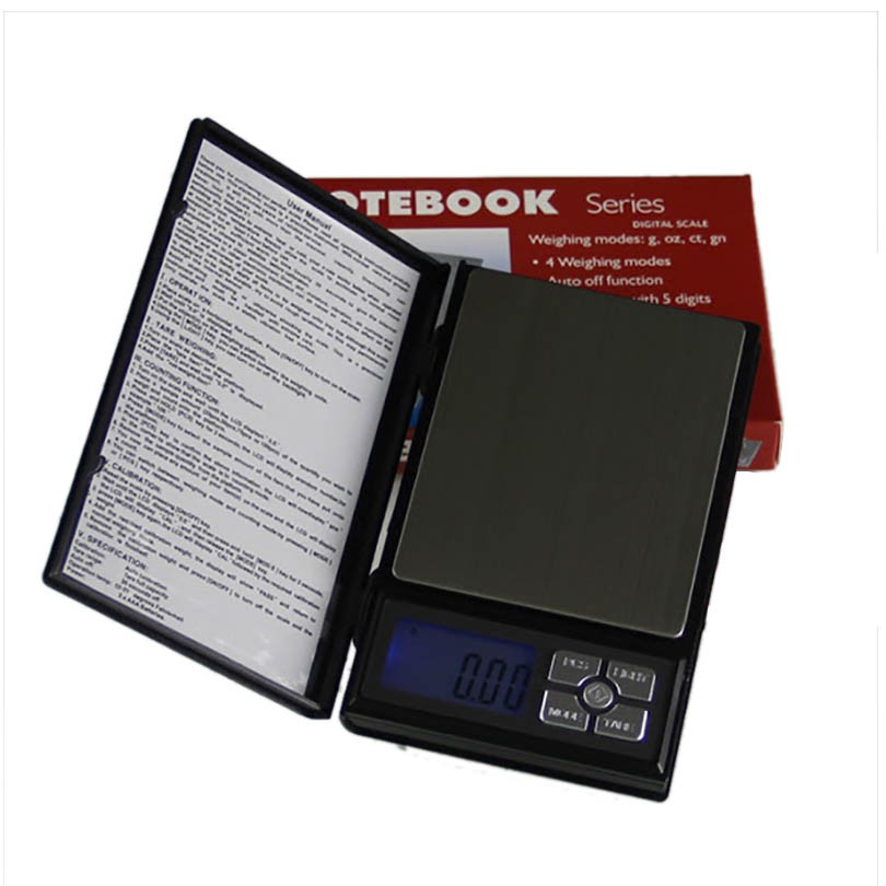 Cân Tiểu Ly Hình Quyển Sách Notebook Tối Đa 500g - 2000g ( CÂN TIỂU LY CHẤT LƯỢNG CAO )