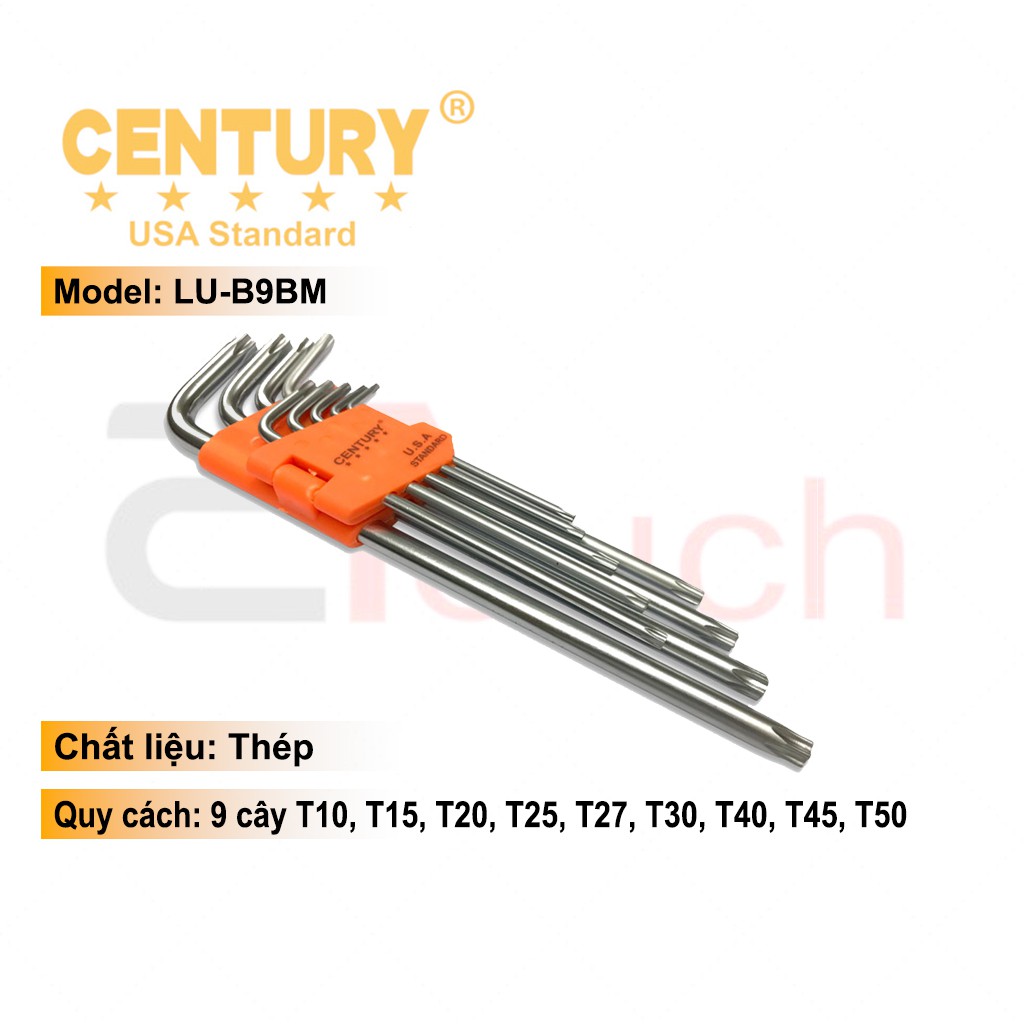 Bộ Lục Giác 9 Cây Bông Mai Dài Century (T10-T50) LU-B9BM