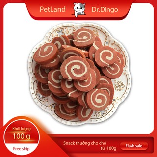 Bánh thưởng cho chó Dr.Dingo (Sushi bò lớn) (100gr/túi) Đồ ăn cho chó mèo thú cưng