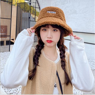 Mũ Bucket Lông Cừu Mũ, Thời Trang Lông Cừu Hottrend