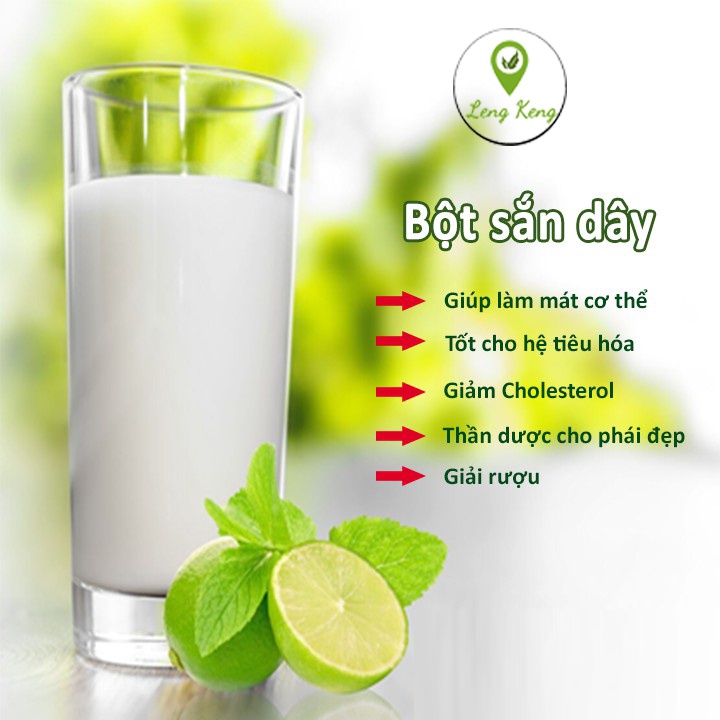 Bột Sắn Dây Bắc Nguyên Chất LOẠI ĐẶC BIỆT 500Gr SẠCH 100% Không Pha Tạp Chất, SỈ SLL